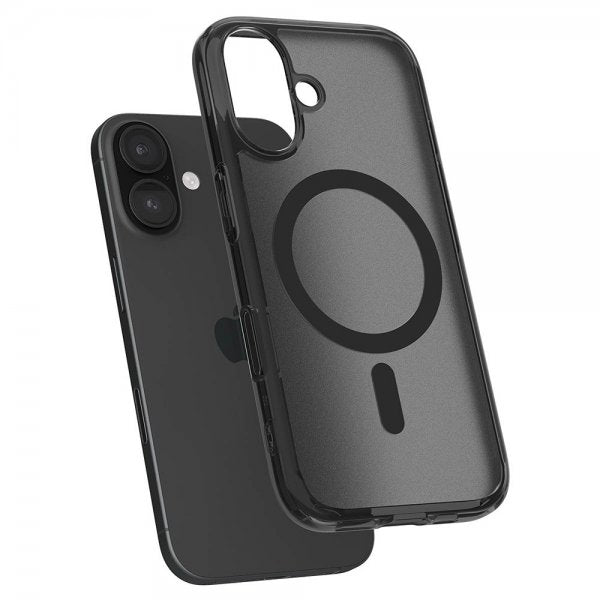 Spigen iPhone 16 Deksel Ultra Hybrid T MagFit Frost Black
