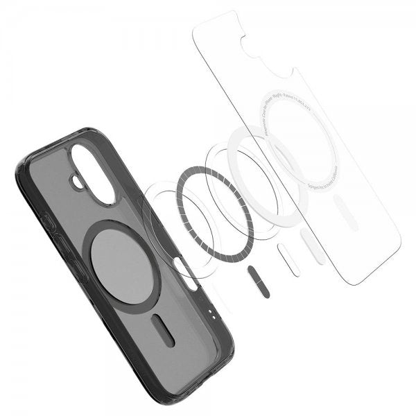 Spigen iPhone 16 Deksel Ultra Hybrid T MagFit Frost Black