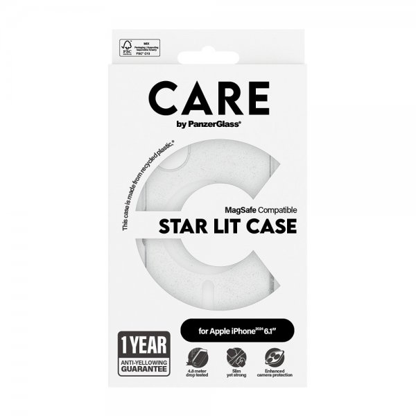 CARE by PanzerGlass iPhone 16 Deksel Urban Combat MagSafe Star Lit