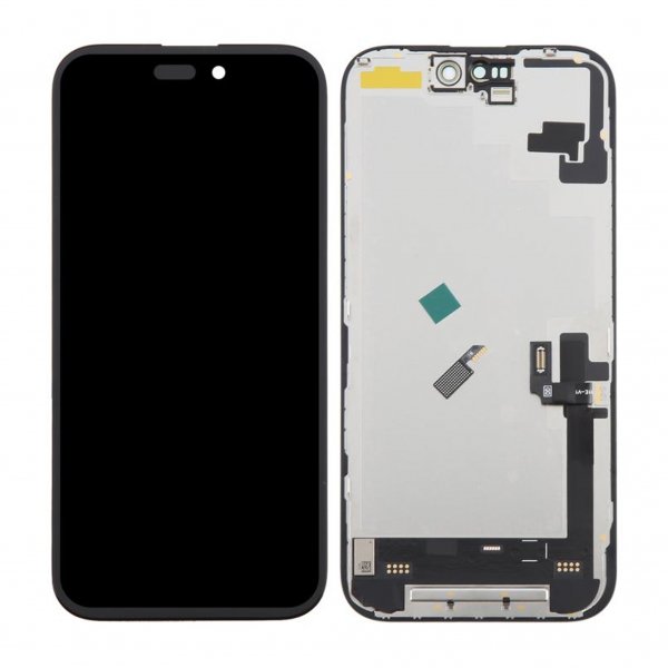 iPhone 16 Soft OLED Display High Quality Black (DD brand)