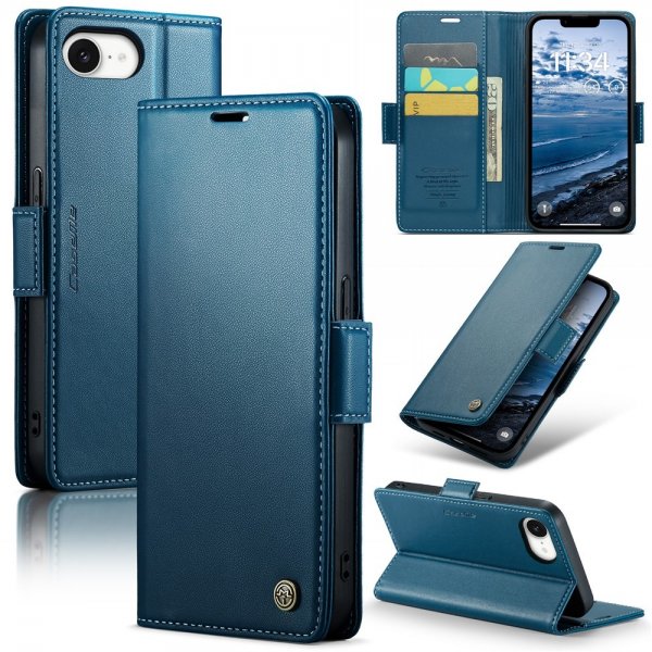 CaseMe iPhone 16e/17e Etui 023 Series Blå