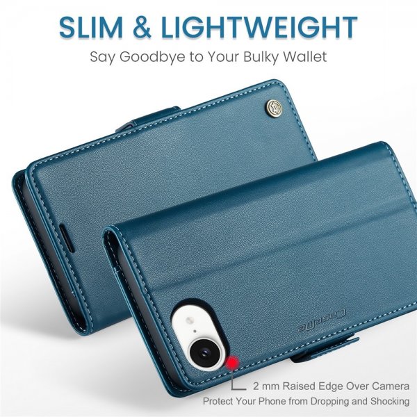 CaseMe iPhone 16e/17e Etui 023 Series Blå