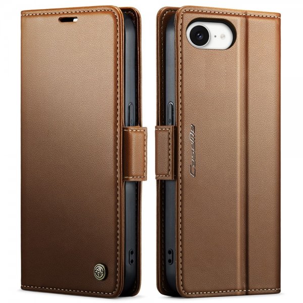 CaseMe iPhone 16e/17e Etui 023 Series Brun