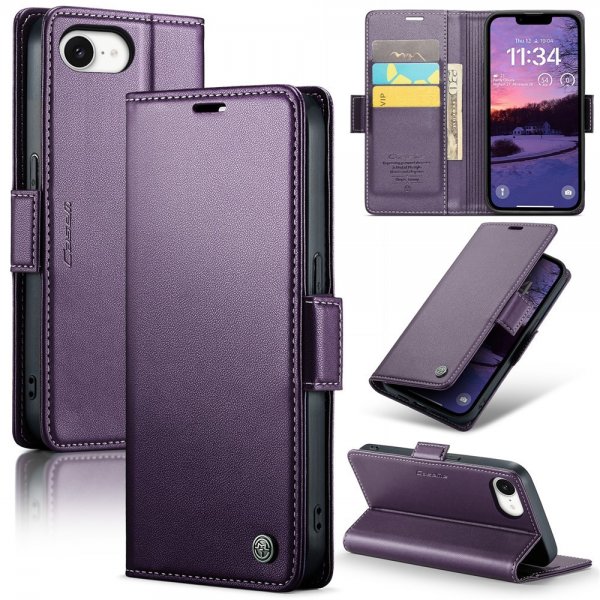 CaseMe iPhone 16e/17e Etui 023 Series Lilla