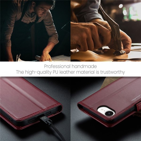 CaseMe iPhone 16e/17e Etui 023 Series Rød