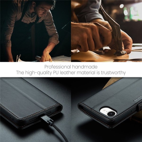CaseMe iPhone 16e/17e Etui 023 Series Svart
