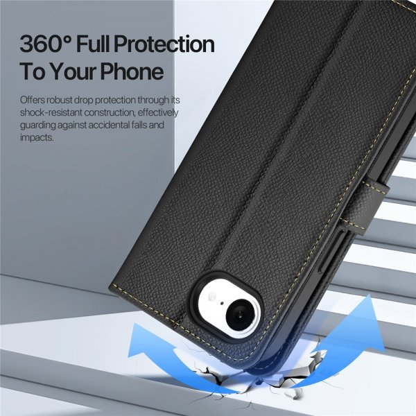 Dux Ducis iPhone 16e/17e Etui 2-in-1 Lawa Series MagSafe Svart