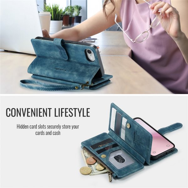 CaseMe iPhone 16e/17e Etui C30 Series Blå