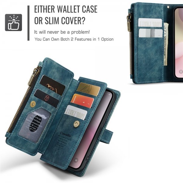 CaseMe iPhone 16e/17e Etui C30 Series Blå