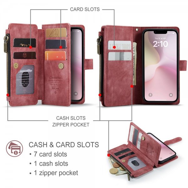 CaseMe iPhone 16e/17e Etui C30 Series Rød