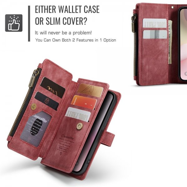 CaseMe iPhone 16e/17e Etui C30 Series Rød