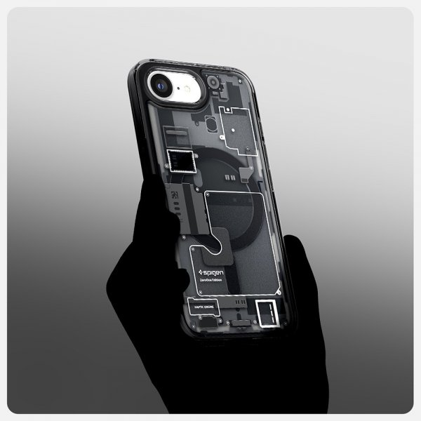 Spigen iPhone 16e/iPhone 17e Deksel Ultra Hybrid Zero One MagFit Svart
