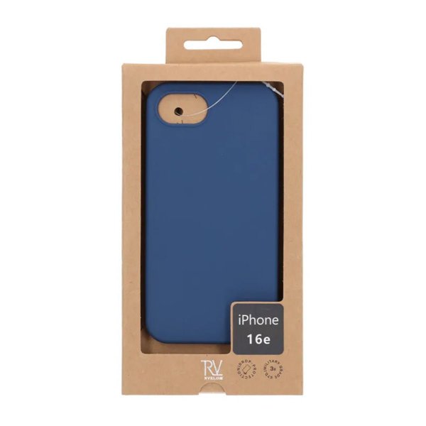iPhone 16e/17e Deksel Silikon Blå