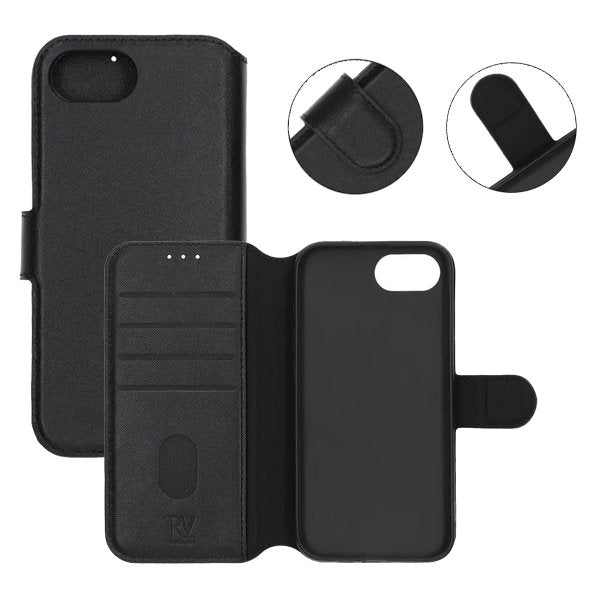 Rvelon iPhone 16e/17e Etui 4 Kortlomme Svart