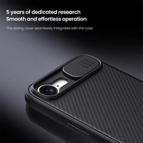Nillkin iPhone 16e/17e Deksel CamShield Pro Svart
