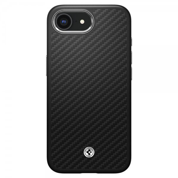 Spigen iPhone 16e/17e Deksel Enzo Aramid MagFit Matte Black