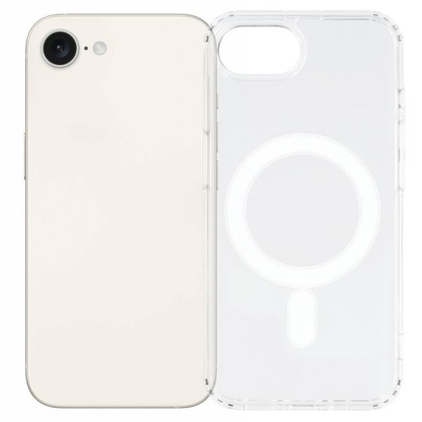 Nordic Covers iPhone 16e/17e Deksel Feather Series MagSafe Transparent