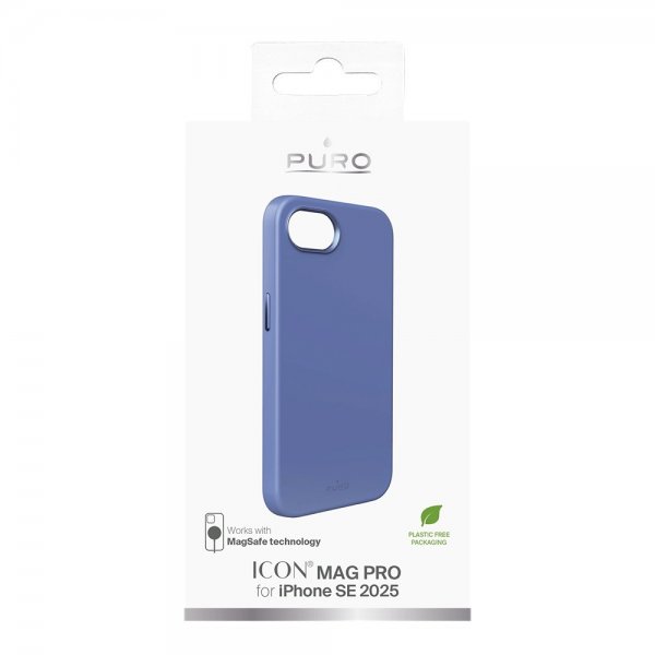 Puro iPhone 16e/17e Deksel ICON Mag Pro Blå