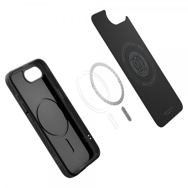 Spigen iPhone 16e/17e Deksel Liquid Air MagFit Matte Black