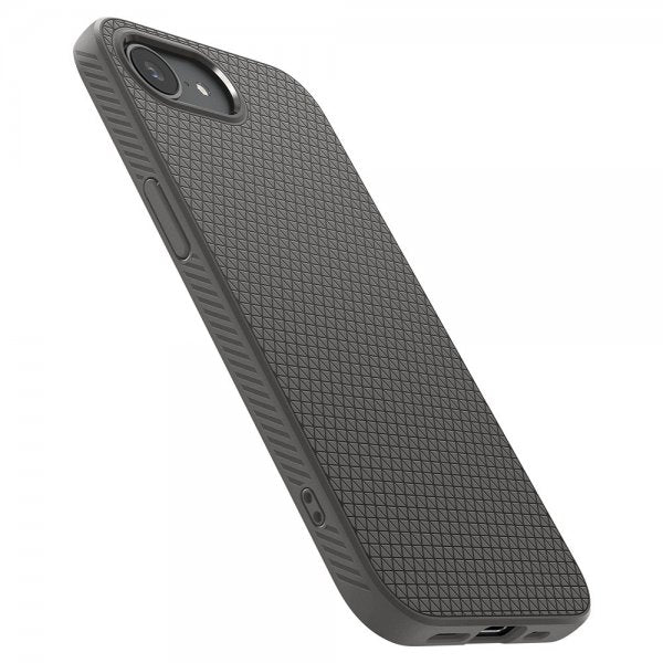 Spigen iPhone 16e/17e Deksel Liquid Air Marble Gray