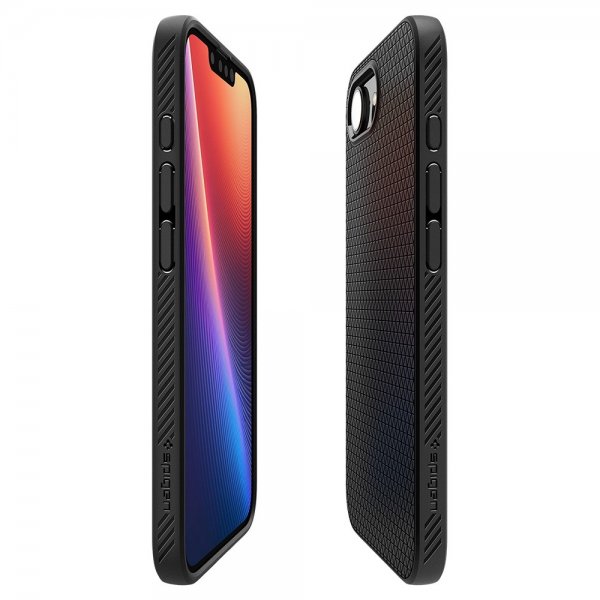 Spigen iPhone 16e/17e Deksel Liquid Air Matte Black