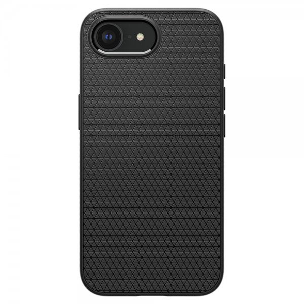 Spigen iPhone 16e/17e Deksel Liquid Air Matte Black