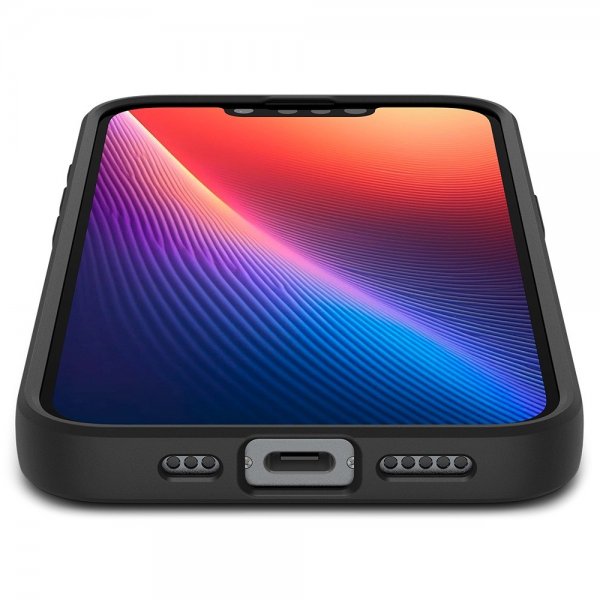 Spigen iPhone 16e/17e Deksel Liquid Air Matte Black