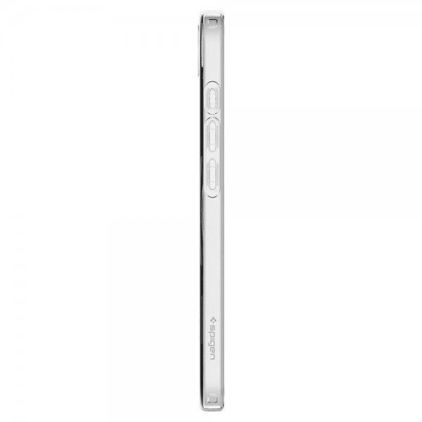 Spigen iPhone 16e/17e Deksel Liquid Crystal MagFit Clear White