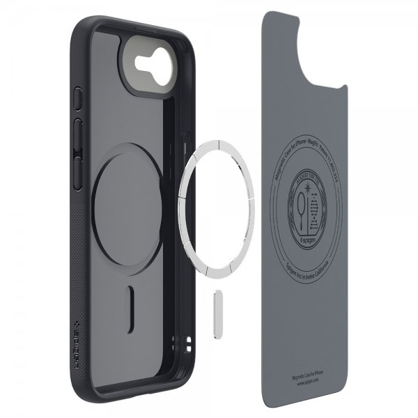 Spigen iPhone 16e/17e Deksel Nano Pop MagFit Black Sesame