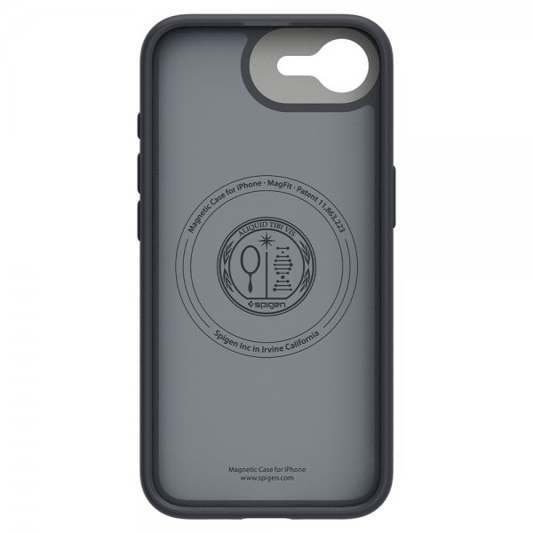 Spigen iPhone 16e/17e Deksel Nano Pop MagFit Black Sesame