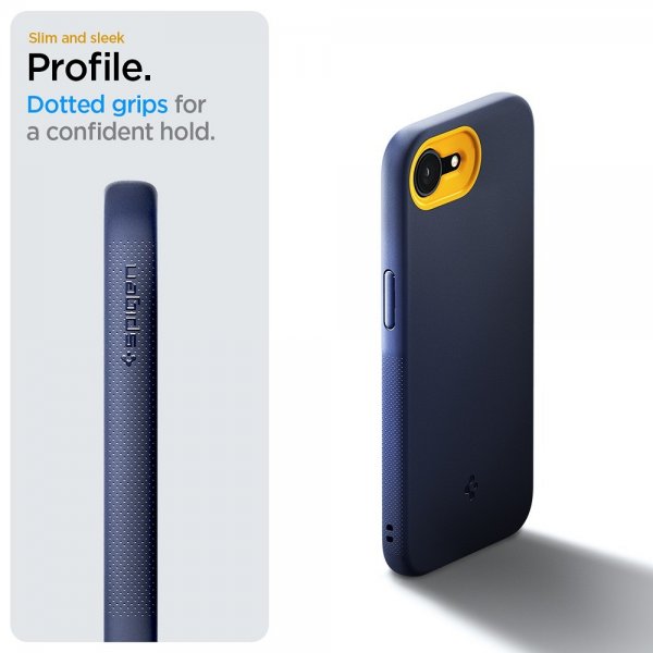Spigen iPhone 16e/17e Deksel Nano Pop MagFit Blueberry Navy