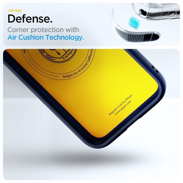 Spigen iPhone 16e/17e Deksel Nano Pop MagFit Blueberry Navy