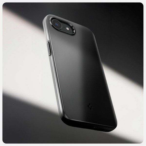Spigen iPhone 16e/17e Deksel Thin Fit MagFit Svart
