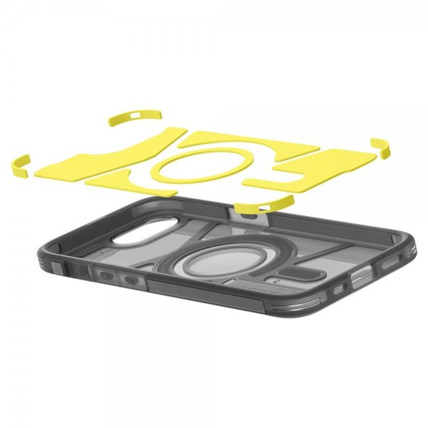 Spigen iPhone 16e/17e Deksel Tough Armor MagFit Frost Black