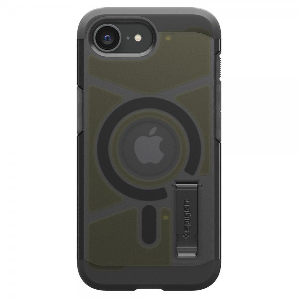 Spigen iPhone 16e/17e Deksel Tough Armor MagFit Frost Black
