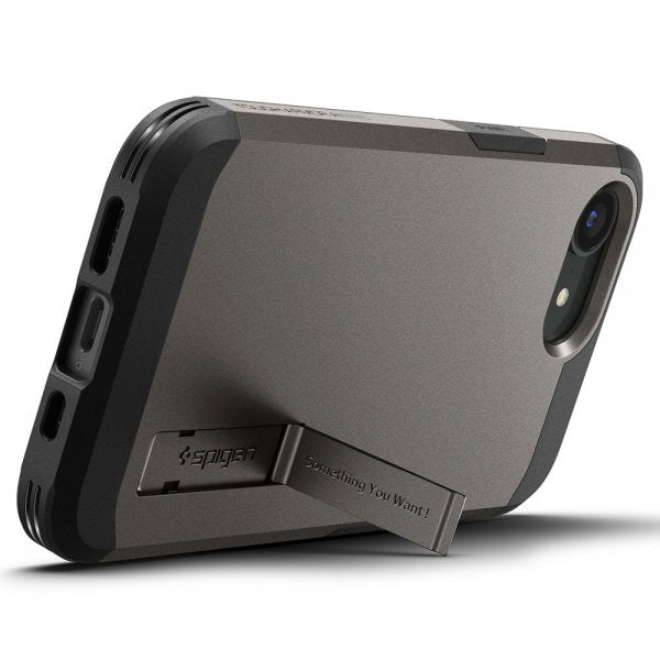 Spigen iPhone 16e/17e Deksel Tough Armor MagFit Gunmetal
