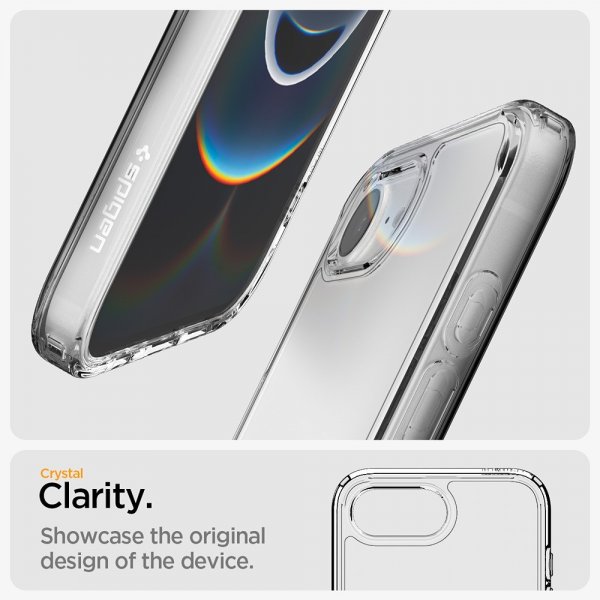 Spigen iPhone 16e/17e Deksel Ultra Hybrid Crystal Clear