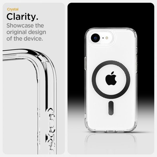 Spigen iPhone 16e/17e Deksel Ultra Hybrid MagFit Carbon Fiber