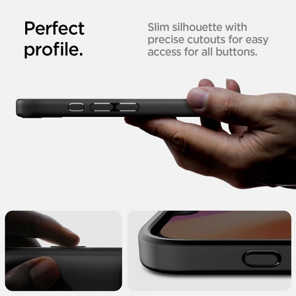 Spigen iPhone 16e/17e Deksel Ultra Hybrid MagFit Frost Black