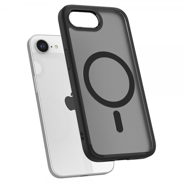 Spigen iPhone 16e/17e Deksel Ultra Hybrid MagFit Frost Black