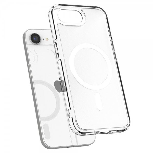 Spigen iPhone 16e/17e Deksel Ultra Hybrid MagFit Frost White
