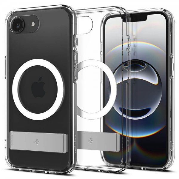 Spigen iPhone 16e/17e Deksel Ultra Hybrid S MagFit Clear White