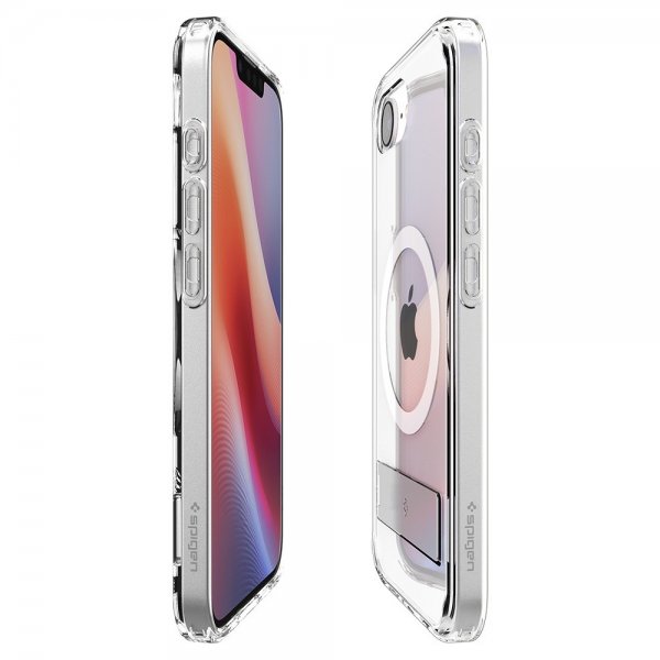 Spigen iPhone 16e/17e Deksel Ultra Hybrid S MagFit Clear White