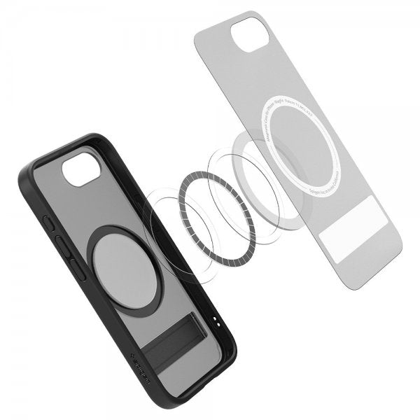 Spigen iPhone 16e/17e Deksel Ultra Hybrid S MagFit Frost Black