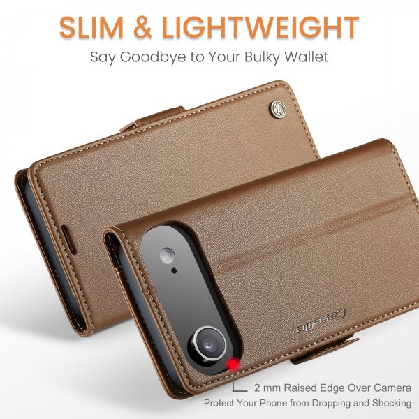 CaseMe iPhone Air Etui 023 Series Brun