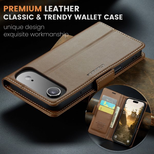 CaseMe iPhone Air Etui 023 Series Brun