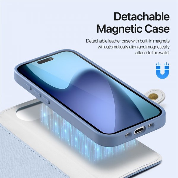 Dux Ducis iPhone Air Etui 2-in-1 Lawa Series MagSafe Blå