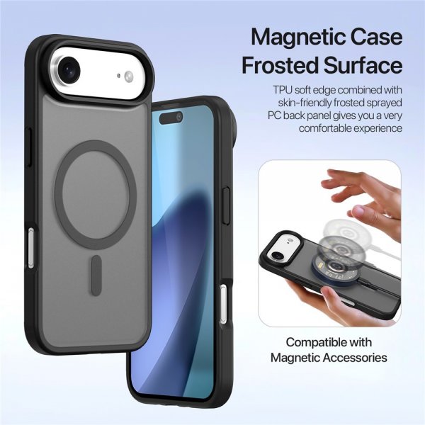 Dux Ducis iPhone Air Etui 2-in-1 Lawa Series MagSafe Svart