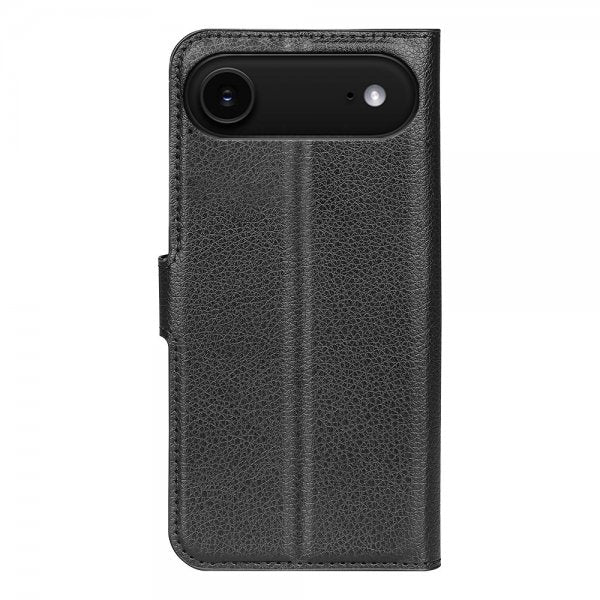 iPhone Air Etui Litchi Svart