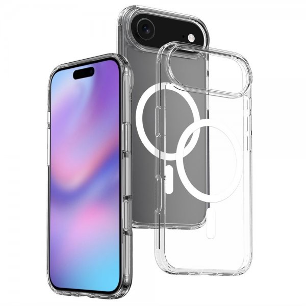 Nordic Covers iPhone Air Deksel Feather Series MagSafe Transparent